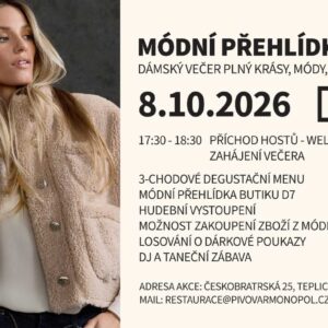 Vstupenka – Módní přehlídka butiku D7 | 8. 10. 2026